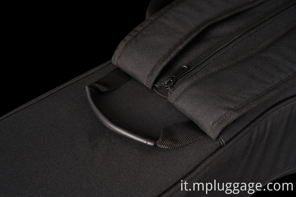 Semplice borsa per la musica per chitarra nera Simple Black Guitar Music Bag